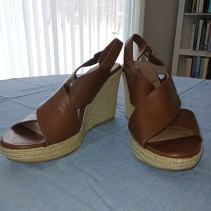 American Eagle by Payless Tan Wedge Sandals